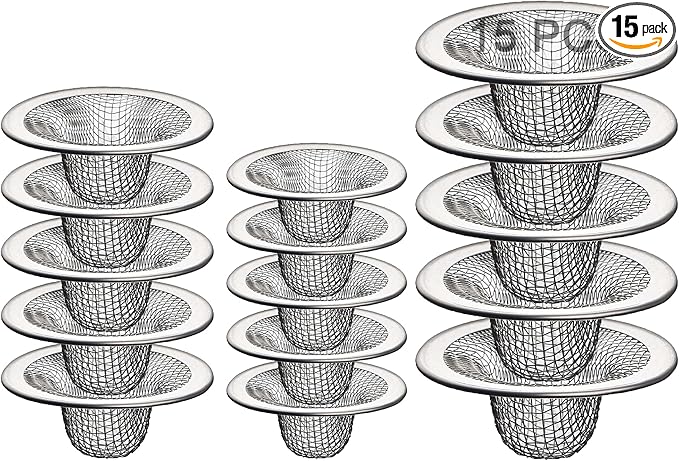 Bathroom Mesh Sink Drain Strainer Screen