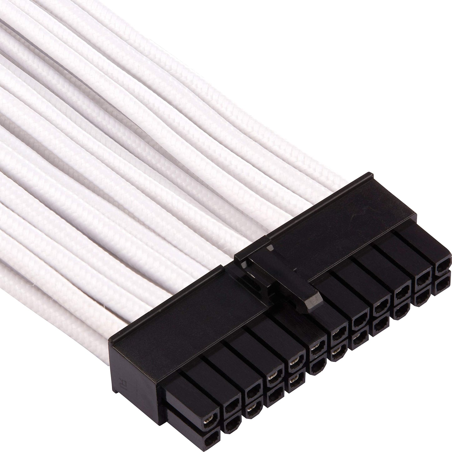 CORSAIR CP-8920224 Premium Individually Sleeved PSU Cables Pro Kit – Black, 2 Year Warranty, White
