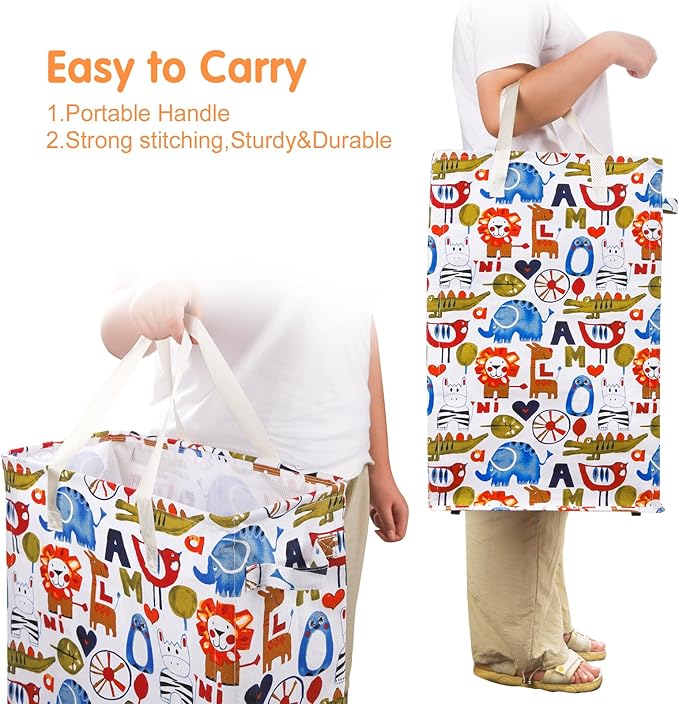 Odonata Slim Laundry Hamper Handles Collapsible Laundry Basket Thin Dirty