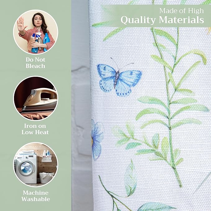 Maison d' Hermine Kitchen Towels Set of 3 100% Cotton 27.50" x 20" Reusable