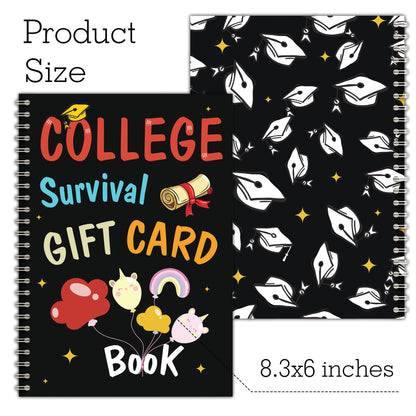 College survival gift card book - College Gift Card Book 2026 open when envelopes for college student– Graduation Gifts for High School College Survival Gift Card Booklet Holder Book