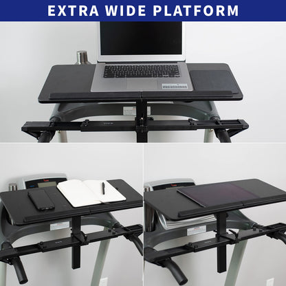 VIVO Universal Laptop Treadmill Desk, Adjustable Ergonomic Notebook Mount Stand for Treadmills Stand-TDML1