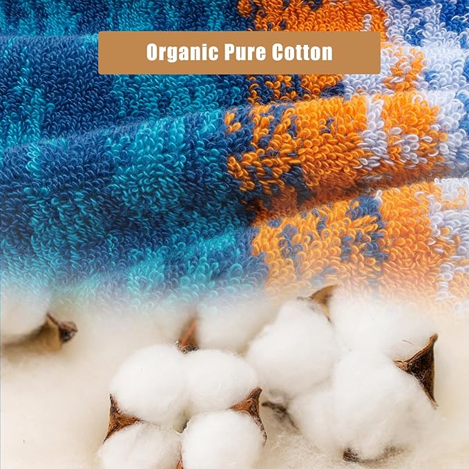 SEMAXE 18-Pack Bath Towel Set Include 6 Bath Towels, 6 Hand Towels, 6 Wash