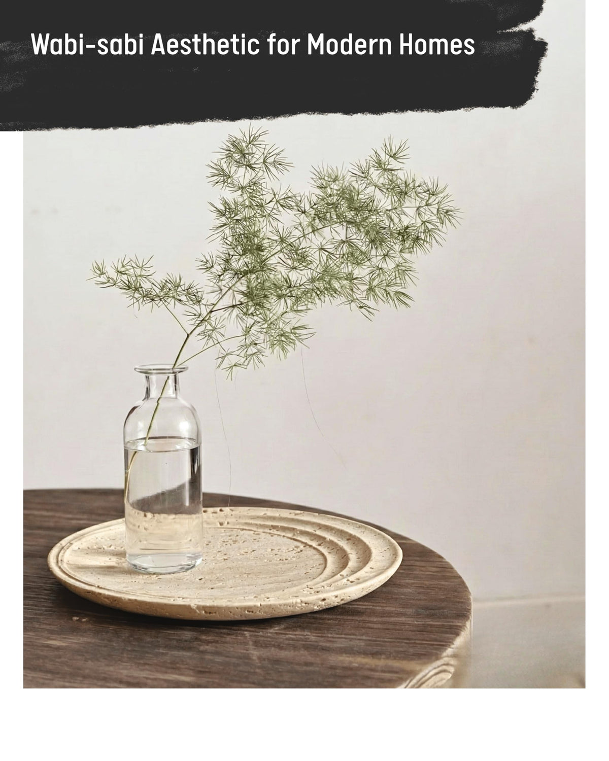 astavostone Natural Travertine Tray 9.5'' – Cream Beige Marble Decorative Tray, Fruit & Vase Display Plate, Decorative Catchall for Keys, Jewelry & Objects on Table, Island or Entryway Counter Decor