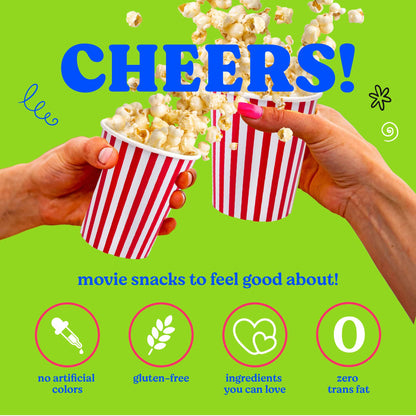 Hanukkah Gifts Movie Night Popcorn Gift Set, Kosher OU-D, Gift Baskets, 5 Gourmet Popcorn Kernels and 5 Flavoring, Non-GMO Hanukkah Set - 10 Pack, Gifts Ideas For Men, Women, Kids