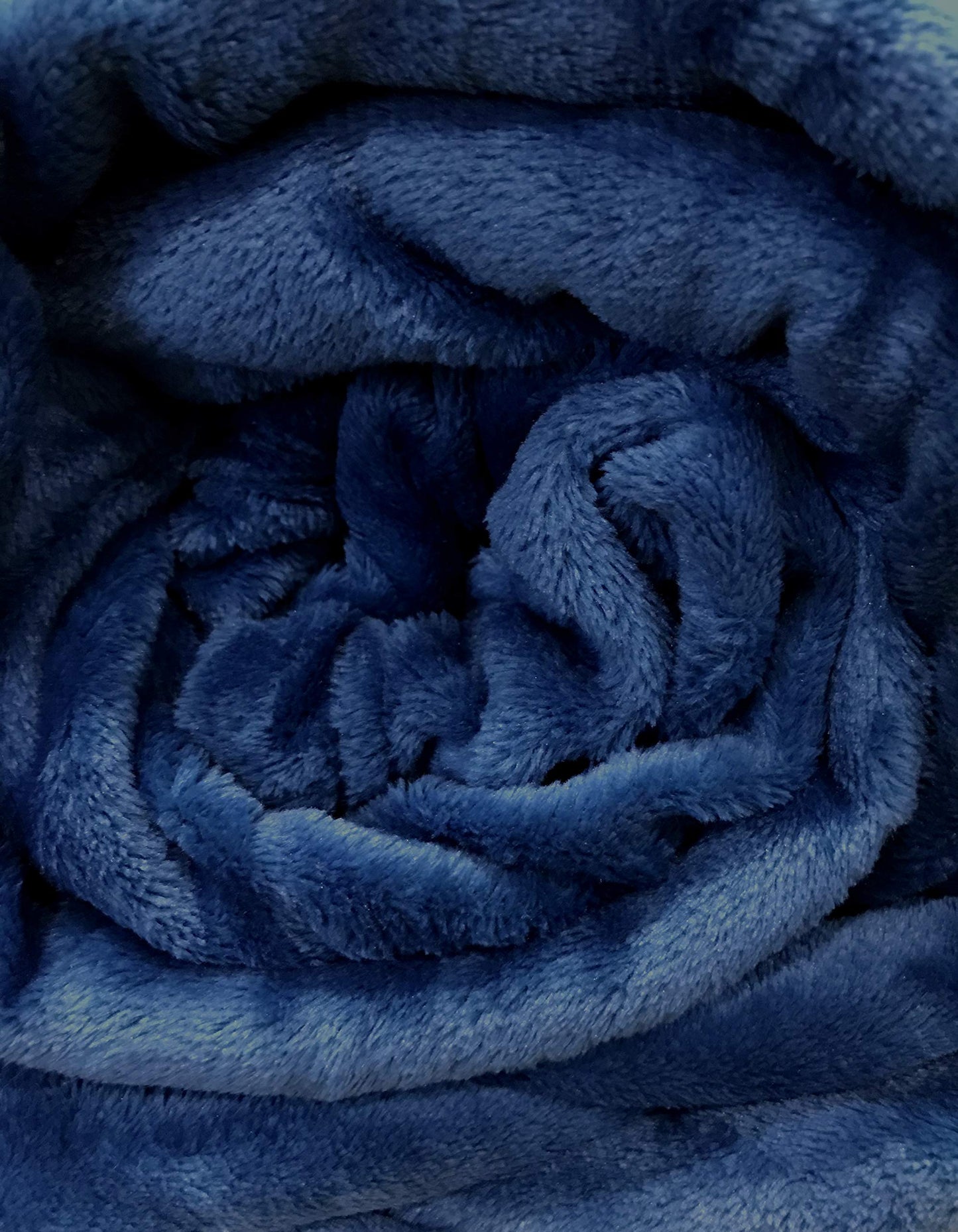 Home Must Haves Ultra Soft Warm Cozy Plush Lightweight Fleece Microfiber Queen Size Bed Throw Blanket, Navy, (Flannel)