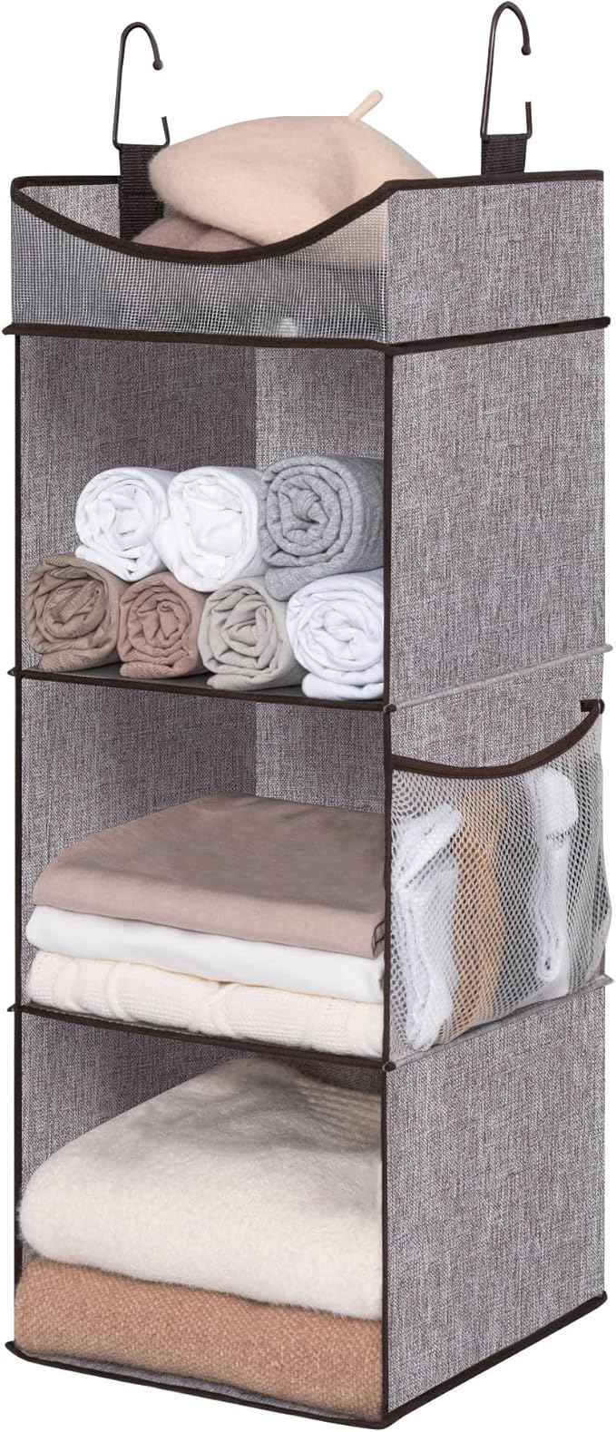 StorageWorks Hanging Closet Organizer, 3-Shelf Shelves