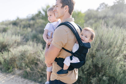 Ergobaby Baby Carrier Omni 360 Cool Air Mesh, 4-Positions for Newborn to Toddler (0-3 yrs), Ergonomic Child Carrier & Backpack, Onyx Black