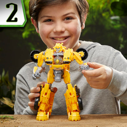 Transformers Toys Rise of the Beasts Film, Beast-Mode Bumblebee Action Figure, Ages 6 and up, 25 cm
