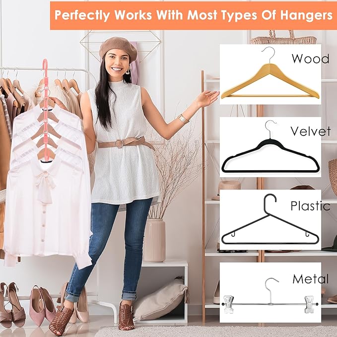 College Dorm Room Essentials, Closet Organizers and Storage, Magic Hangers