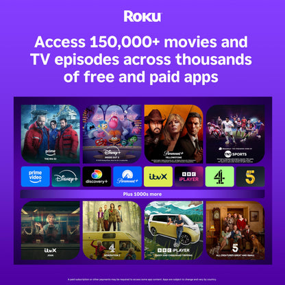 Roku Express 4K | HD/4K/HDR Streaming Media Player, Black