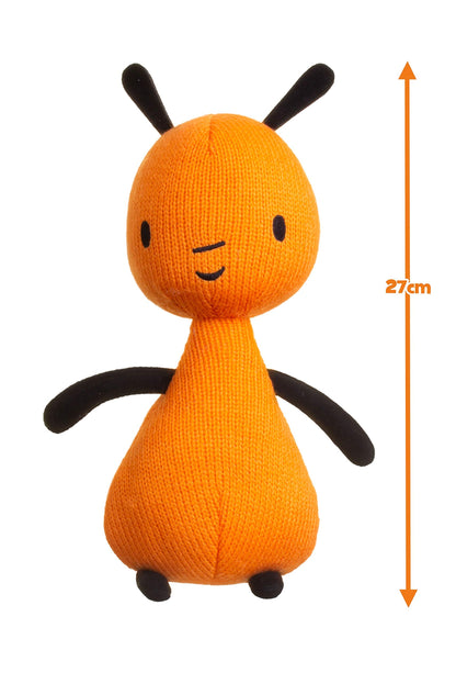 Bing toys, talking Flop teddy bear. Flop makes sounds like he does in the Bing CBeebies TV Show. Perfect toddler toys, Orange