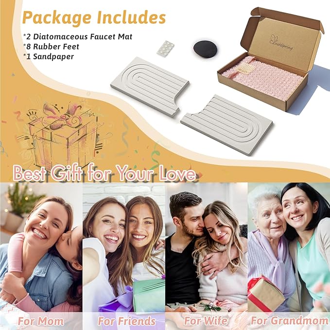 18'' Wider New Upgrade Faucet Mat