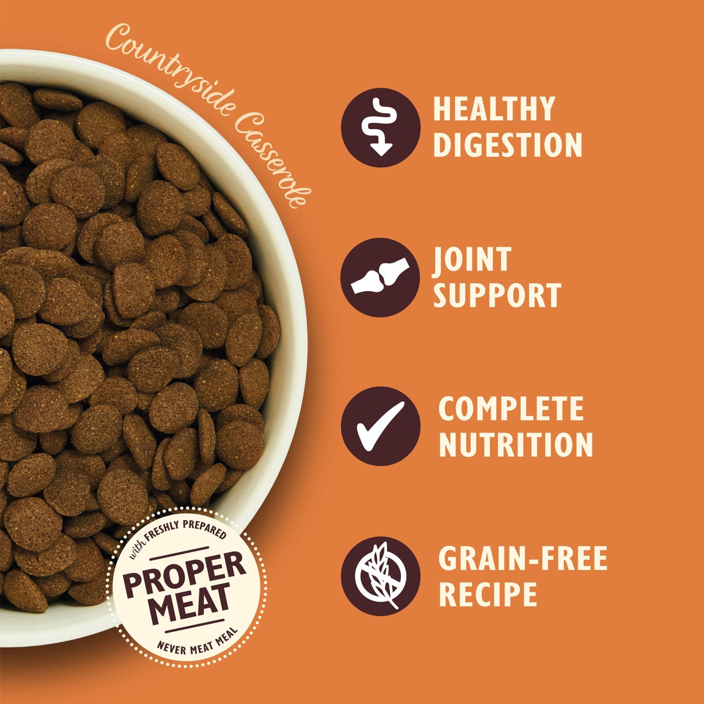 Lily's Kitchen Made with Natural Ingredients Adult Dry Dog Food Chicken & Duck Grain-Free Recipe 2.5kg Bag