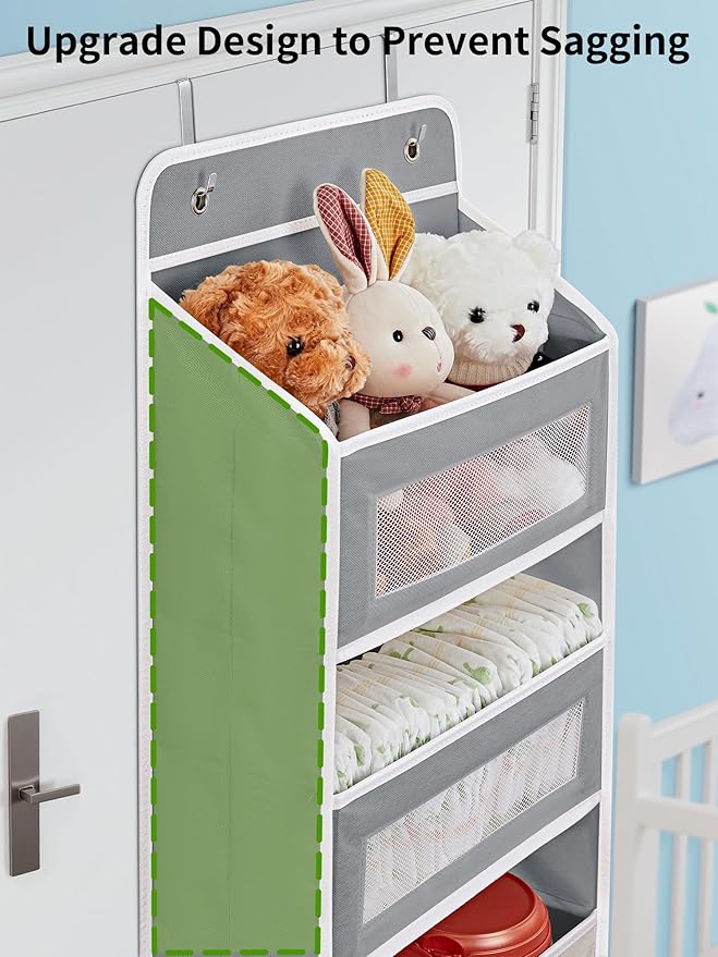 JARLINK 2 Pack Over the Door Organizer Storage, 5 Shelf Hanging Door Organizer