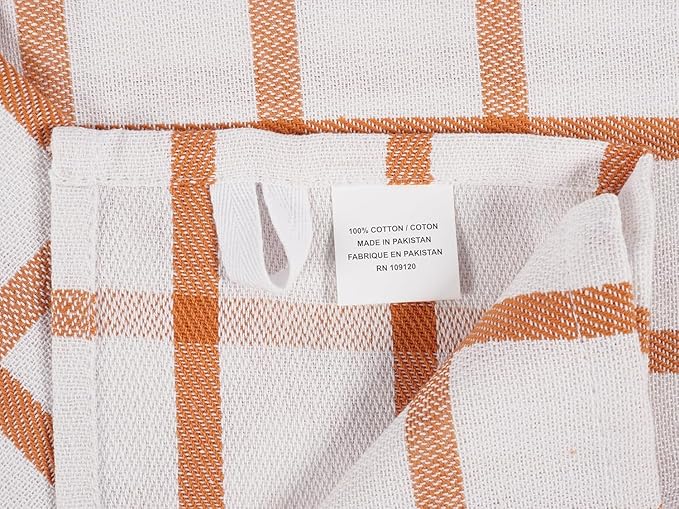 KAF Home Premium Kitchen Towels, Large 100% Cotton, Flat & Terry Absorbent Dish
