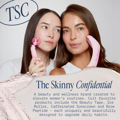 The Skinny Confidential HOT Mess Ice Roller for Face - Facial Roller Skincare Tools Contour, Tighten & De-Puff Skin - Self Care Beauty Gift for Women & Men for Clear, Radiant & Smoother-Looking Skin
