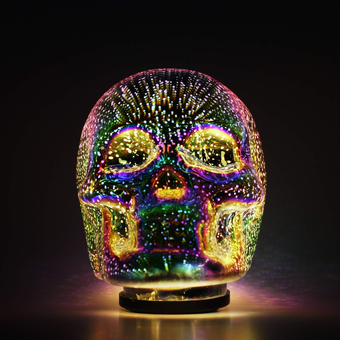 Tradeopia Led Skull Table Lamp, Requires 3 X AAA Batteries, Ideal for Room Decor Table Desk Decor Lamps, Lava lamp, Halloween