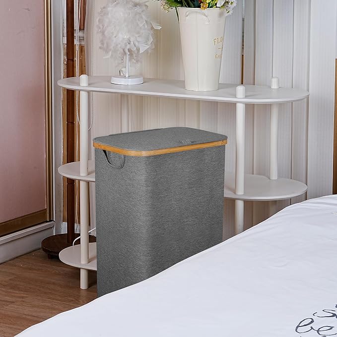 Laundry Basket with Wheels, 100L Hampers