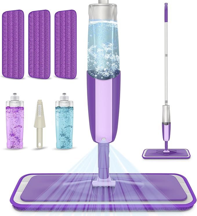 Spray Mops for Hardwood Floor Cleaning: MEXERRIS Floor Mop
