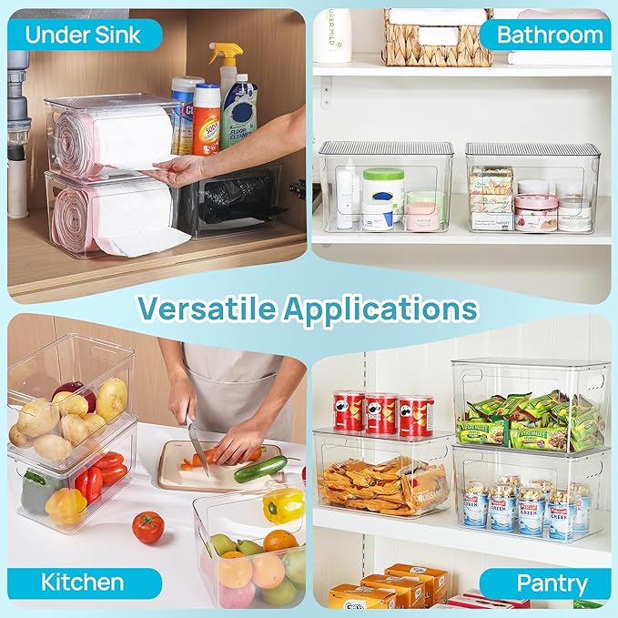 Vtopmart 1 Pack Trash Bag Holder, Stackable Garbage Bag Dispenser