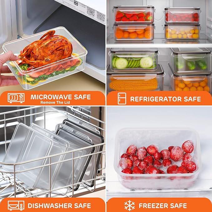 44 PCS Food Storage Container