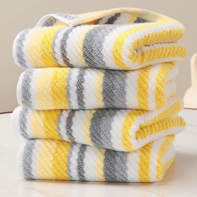 Quick Dry Hand Towels for Bathroom, 4 Pack 16"x27"