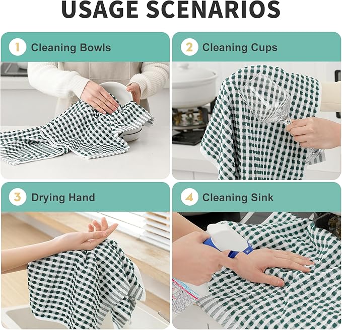 SALAS Cotton Dish Towels Cloths