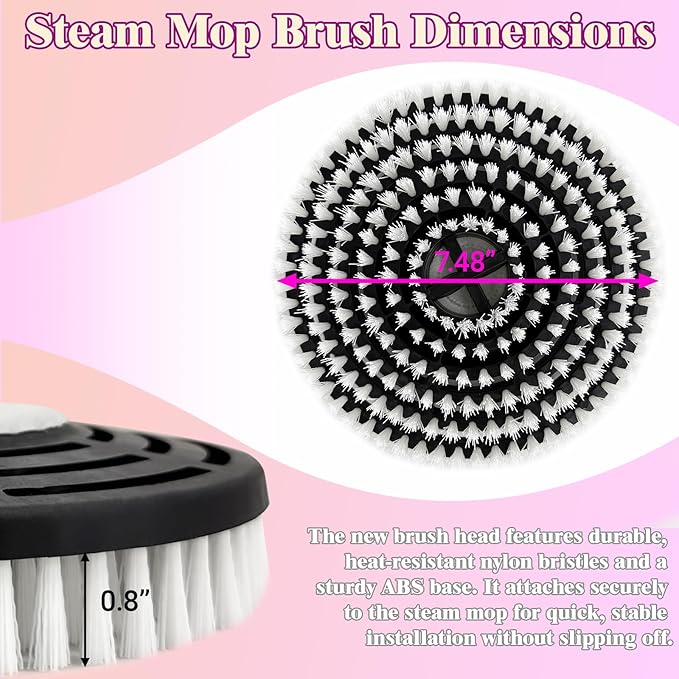 Steam Cleaner Mop Replacement Brush Heads