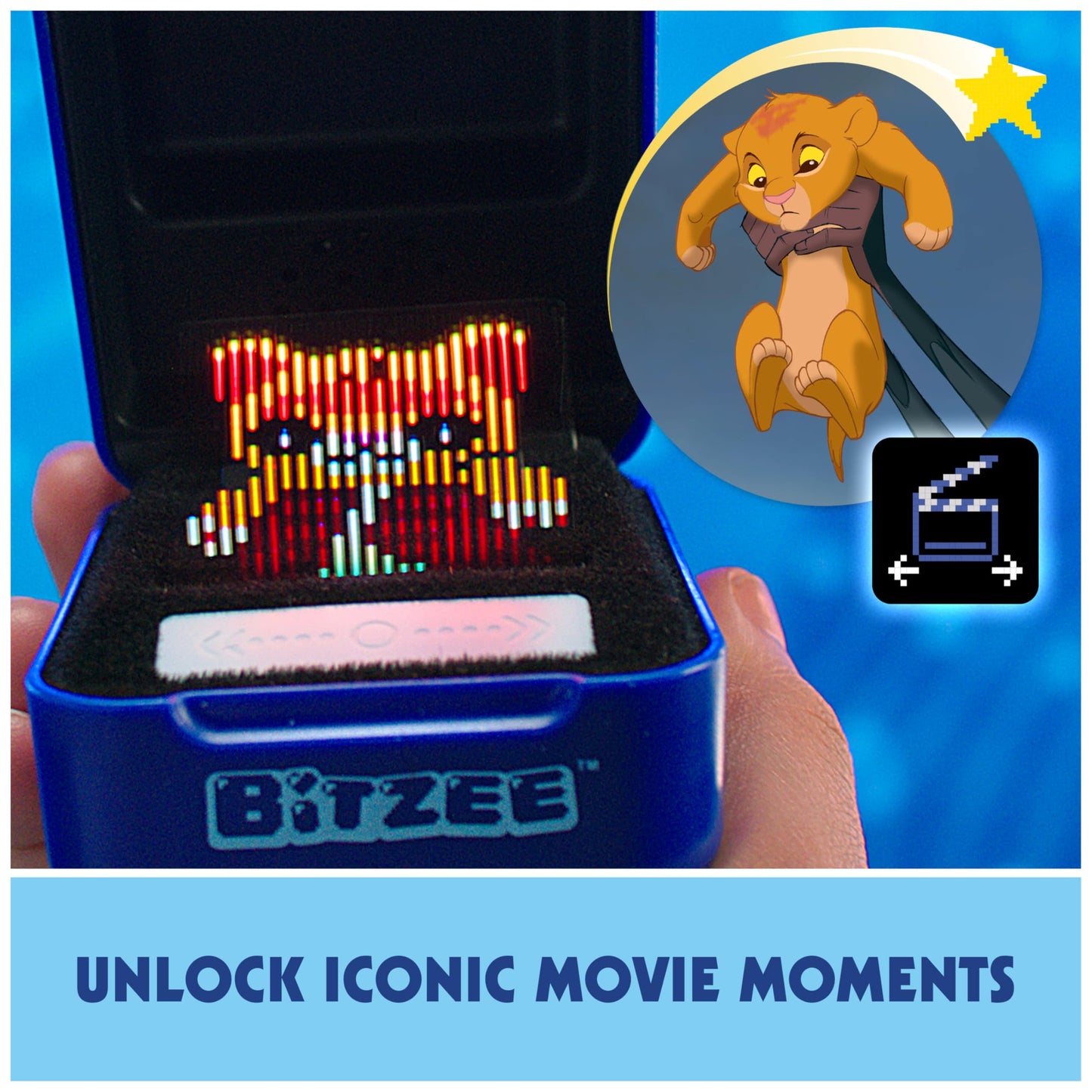 Bitzee Disney Interactive Toy with 30 Characters Inside, Reacts to Swipes, Tilts and Taps, Digital Pet Kids' Toys for Girls, Boys and Fans