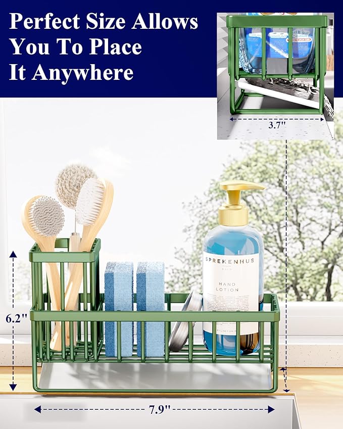 Kitsure Sponge Holder for Kitchen Sink