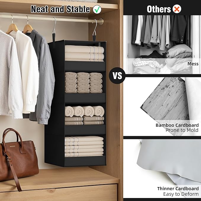 GRANNY SAYS 4-Shelf Hanging Organizer, Wall Mount