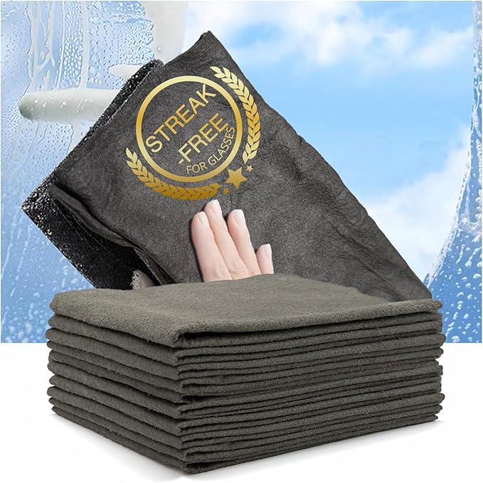 Magic Glass Cleaning Cloth 10 Pcs