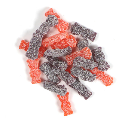 SOUR PATCH KIDS Zombie Orange & Purple Soft & Chewy Halloween Candy, Bulk Candy, 12 - 3.5 oz Trick or Treat Boxes