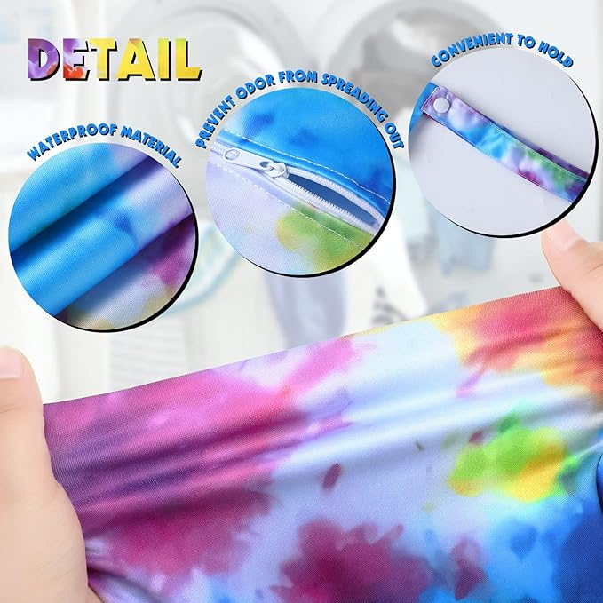 Shappy 2 Pcs Large Travel Laundry Bag Washable Waterproof Wet Dry Large Dirty