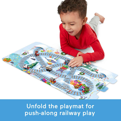 Thomas & Friends MINIS Advent Calendar, 24 Miniature Toy Trains and Vehicles for Preschool Kids, HRF89