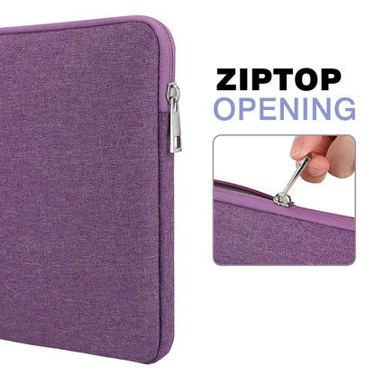 MoKo 9-11 Inch Tablet Sleeve Bag Carrying Case Fits New 11 inch iPad Air M3, iPad A16 2025, iPad Pro 11 M4/Air M2, iPad Air 5/4/3th, iPad 10/9/8/7th, Purple
