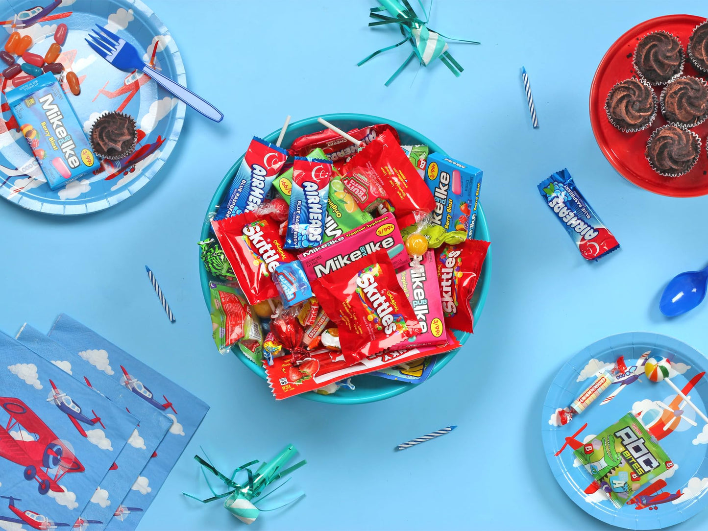 Candy Assortment Bulk - 8 Pounds - Halloween Variety Pack Candies - Trick or Ttreat Individually Wrapped Favors - Pinata Filler Candies