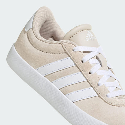 adidas Unisex Kids VL Court 3.0 Shoes, Aluminium/Cloud White/Aluminium, 6 UK