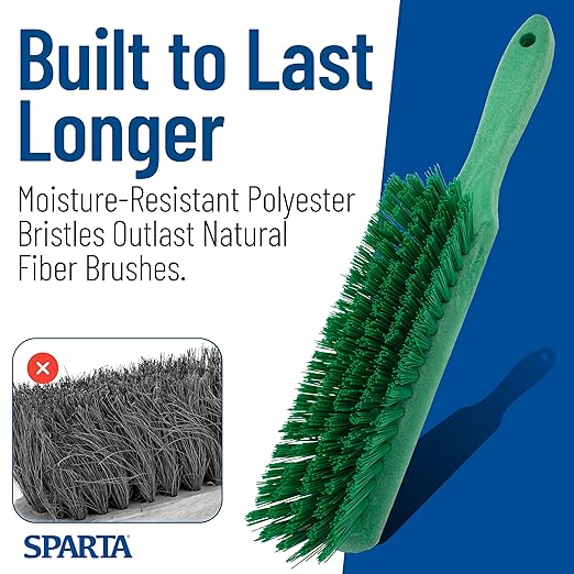 SPARTA Handheld Soft Counter Brush 8 Inch Bristle Span, Countertops, and