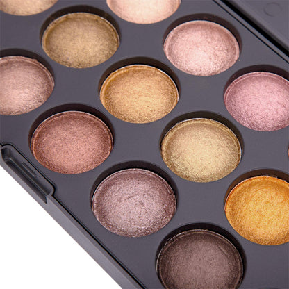 Eyeshadow Palette Makeup, Everfavor Pigmented Eye Shadow Nude Palettes - Professional 21 Colors Shimmer Warm Neutral Smoky Cosmetic Baked Eye Shadows (21 Colors, 09)