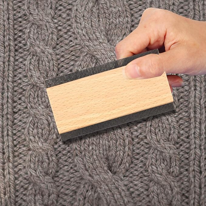 Boao 2 Pcs Wool Comb Laundry Sweater Cashmere Comb Removes Pills and Fuzz from