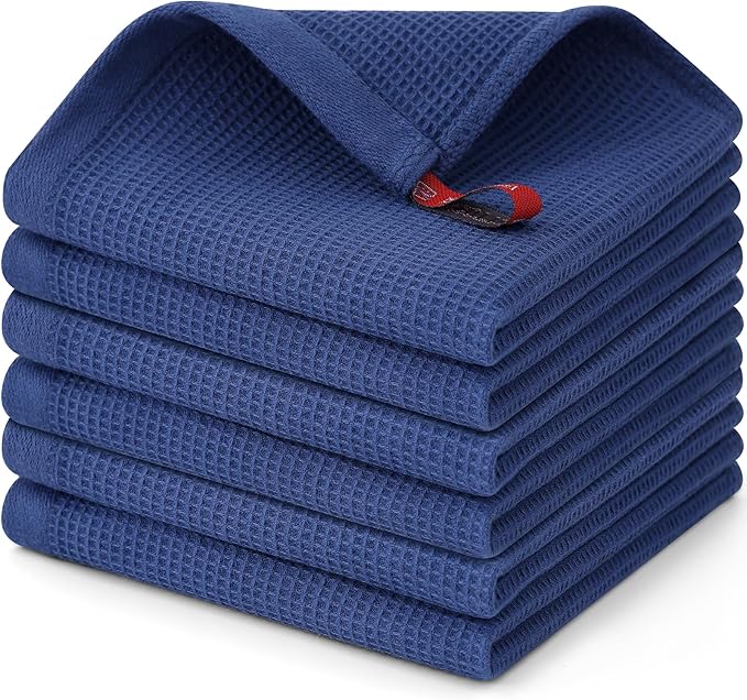 Homaxy 100% Cotton Waffle Weave Dish Cloths