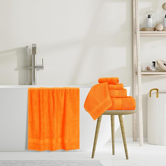 GLAMBURG Ultra Soft 8-Piece Towel Set