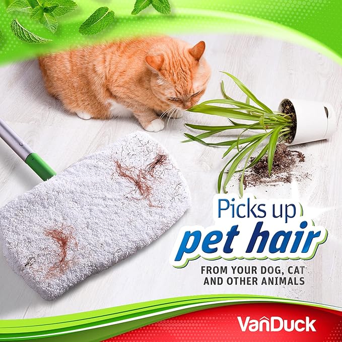 VanDuck Reusable 100% Cotton Mop Pads Compatible