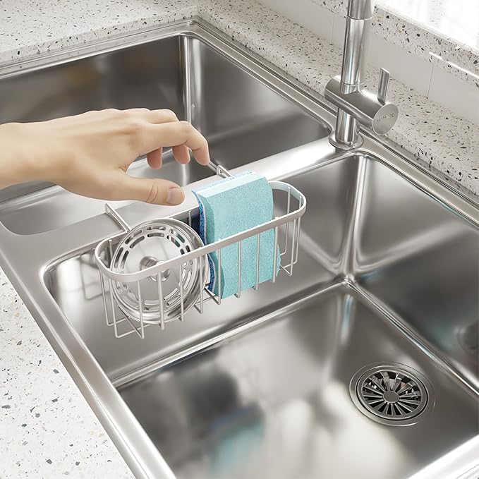 SWTYMIKI Sponge Holder for Kitchen Sink