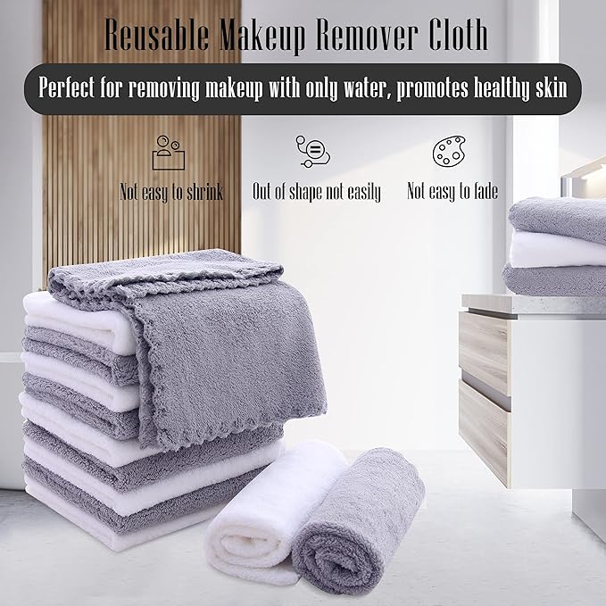 TENSTARS 12 Pack Premium Washcloths Set