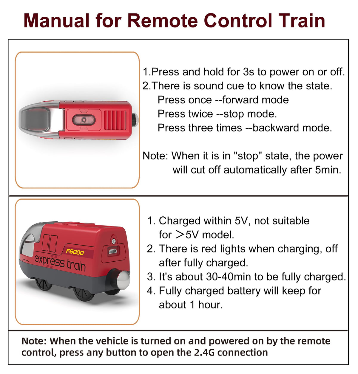 Remote Control Train Set with Light & Sound Tunnel – Battery Operated Bullet Train for Wooden Track, Compatible with Thomas & Brio, Gift for Kids 3-5