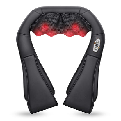 COMFIER Shiatsu Neck and Shoulder Massager,Gifts for Mom Dad,Deep Kneading Massage Pillow with Heat, Back Massager, Pillow Massage, Black