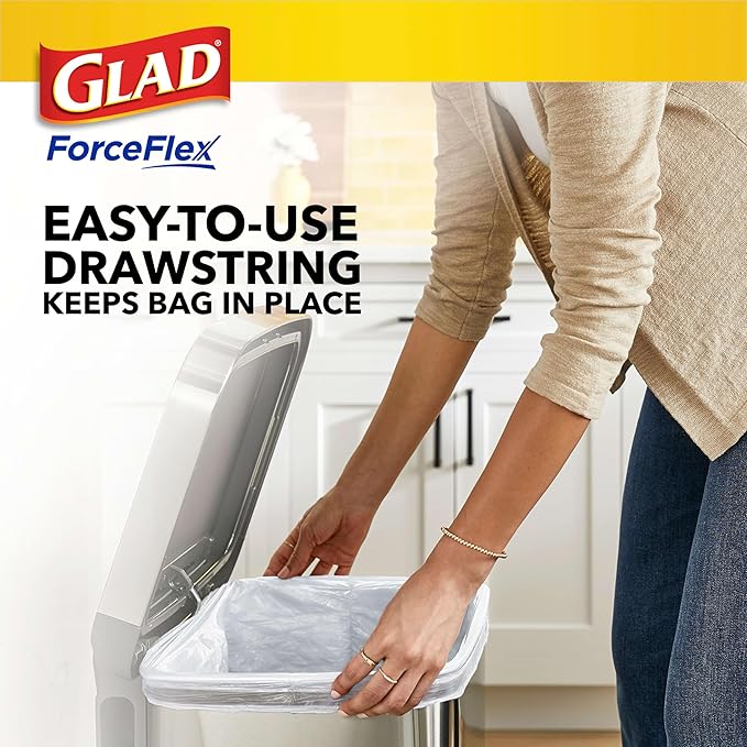 Glad Trash Bags, 13 Gallon, 40 Ct